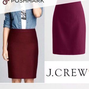 J. Crew Wool Pencil Skirt